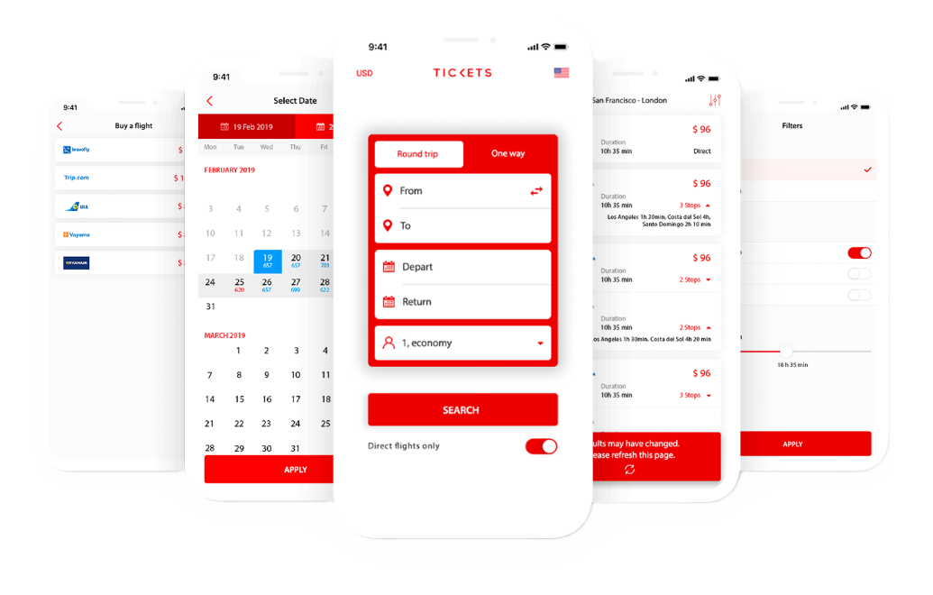 Aplicación de TICKETS